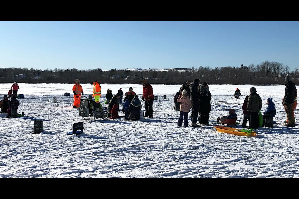 There was lots of angling action on Porcupine Lake during the Timmins Fur Council’s ninth annual Family Day fishing derby. Wayne Snider for TimminsToday