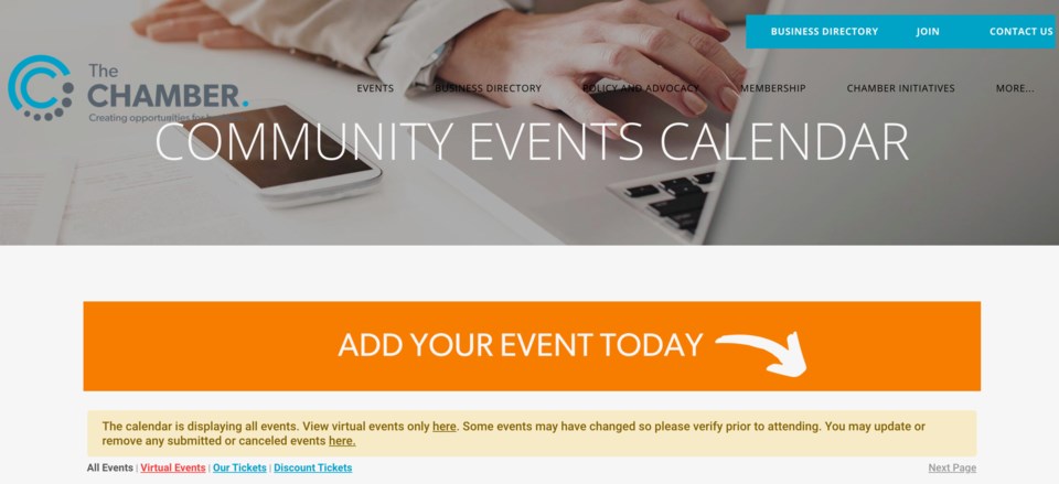 2021-04-25 events calendar