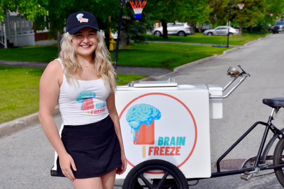 Julia Lemire is offering a little nostalgia with her summer business, Brain Freeze.
