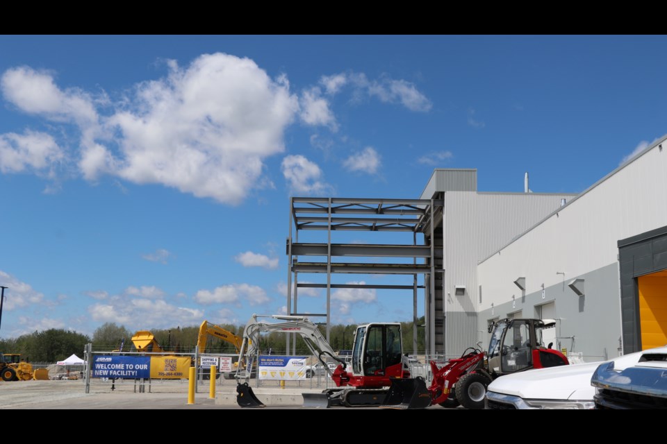 The new SMS Equipment facility on Highway 101.