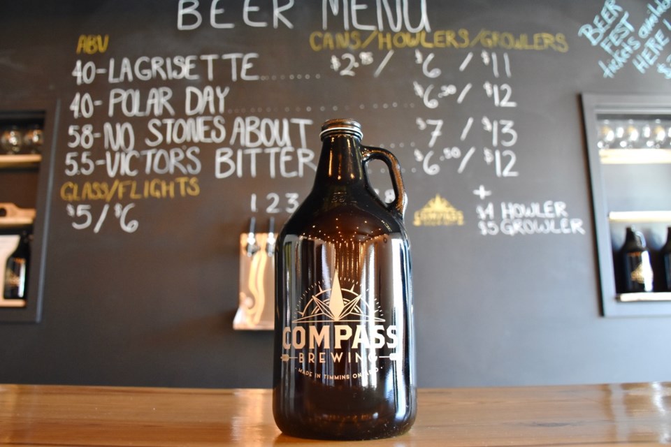 Compass Brewing in Timmins. Maija Hoggett/TimminsToday