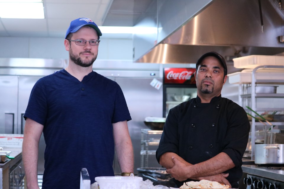 Owner Terry McGaghran and Chef Uttam of Holy Cow Indian Cuisine are excited to bring authentic flavours to the city. Andrew Autio for TimminsToday