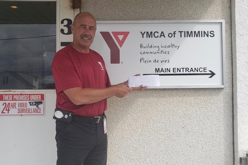 The Timmins Family YMCA was one of the groups to receive the proceeds from the Rock on the River children's entry donations. Supplied photo 