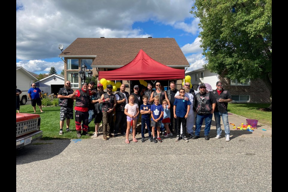 Kenzie Roberge and Carson Jalbert's lemonade stand was a hit over the weekend. The boys raised enough money to pay for their stolen bikes and raised an additional $1,511.70 for the Sick Kids Foundation.