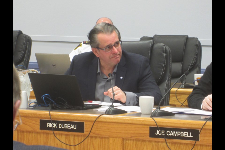 Councillor Rick Dubeau had some big issues with the city's amended funding application to the Northern Ontario Heritage Fund Corporation. Andrew Autio for TimminsToday                               