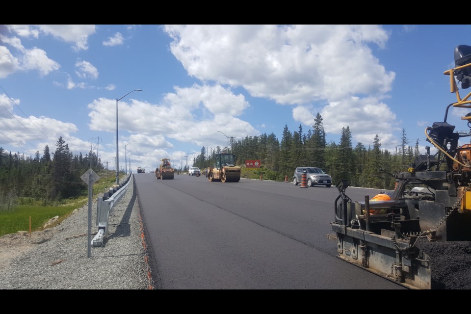 The City of Timmins was recognized at the 2020 Ontario Good Roads Association
(OGRA) Conference in Toronto, with the 2019 Municipal Paving Project of the Year Award. Photo provided by The City of Timmins 