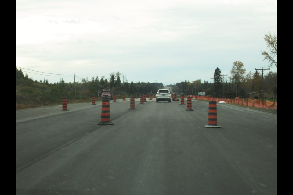Motorists will be reacquainted with weaving through hazard cones between South Porcupine and Schumacher once construction gets underway on 'Phase 2' of the Connecting Link project. Andrew Autio for TimminsToday                               