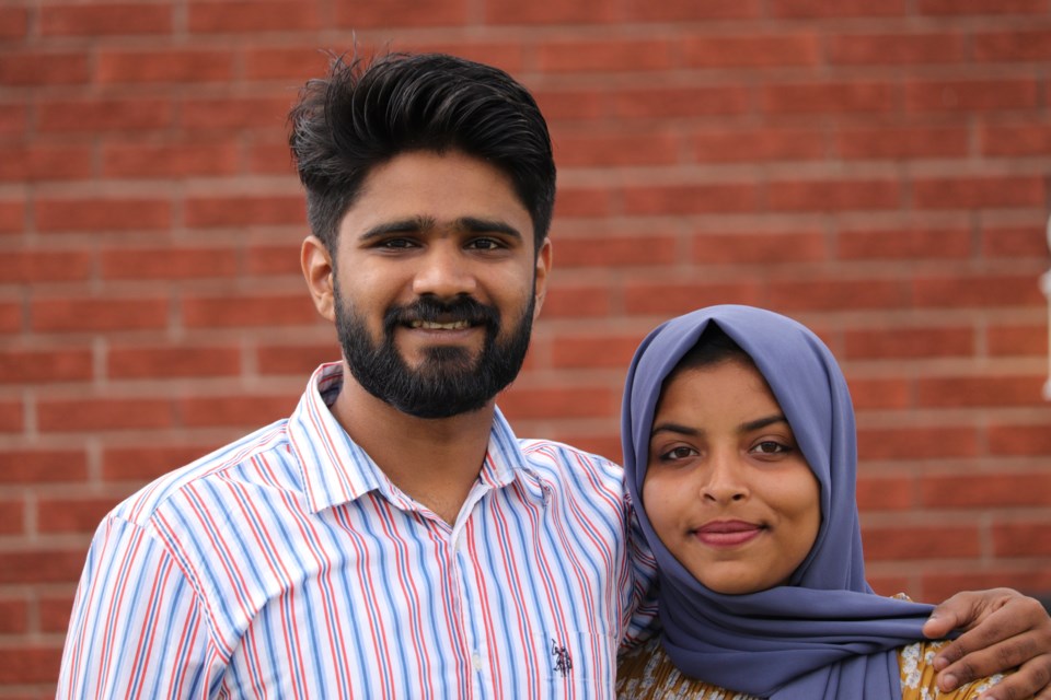 Muhammed Jaseer and his wife Rizwana Chembottuthodi were staying in a motel unit recently. Now they moved to a house.