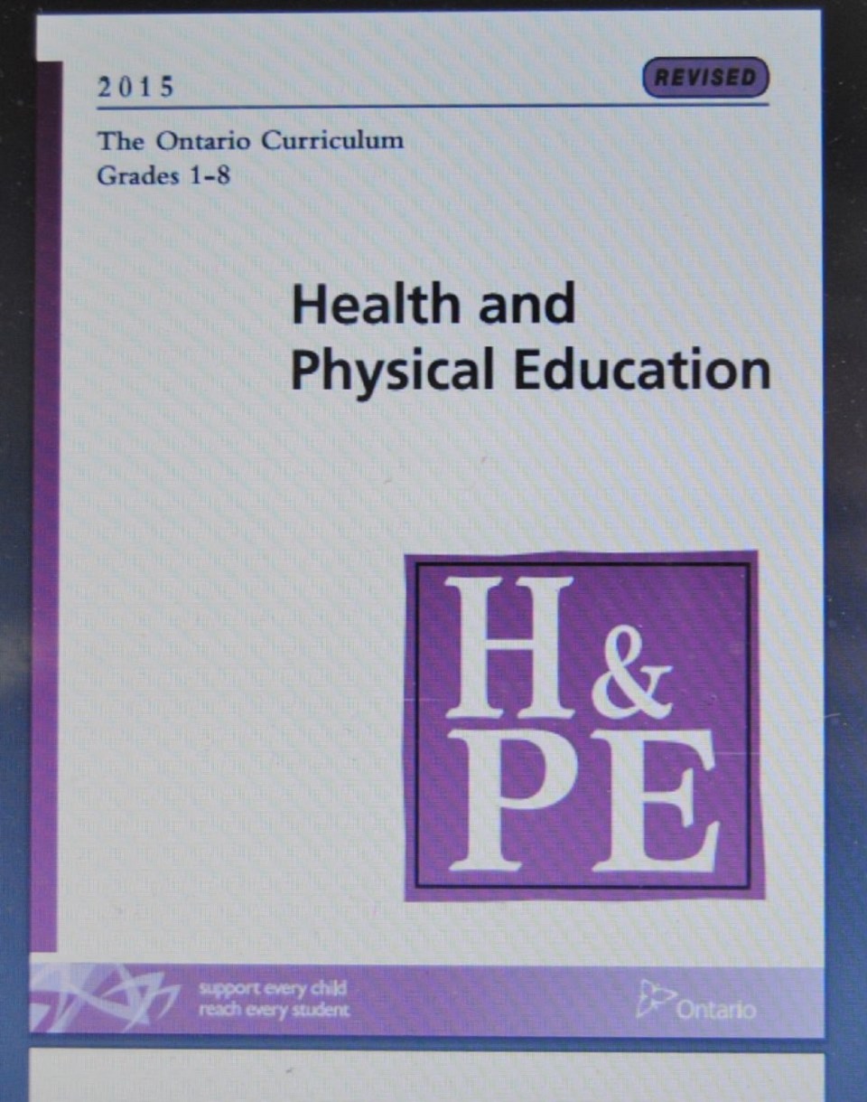 Cover_Revised Ontario Sex Ed Curriculum