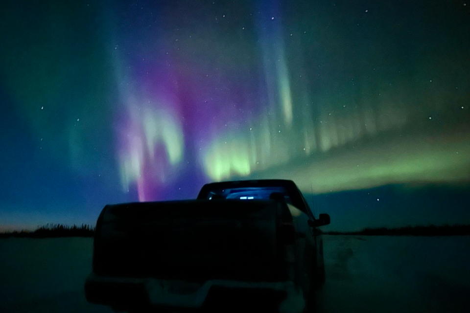 Clendon Patrick captured stunning photos of the northern lights near Peawanuck (Weenusk First Nation) in Ontario's Far North.