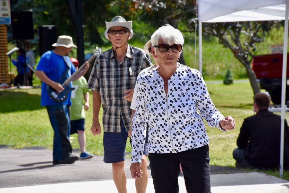 People enjoyed live music and local food at the first Beats and Eats at the Timmins summer concert series in the Schumacher Lions Park. A second Beats and Eats night will be held Aug. 30 at Bannerman Park in Porcupine. Maija Hoggett/TimminsToday