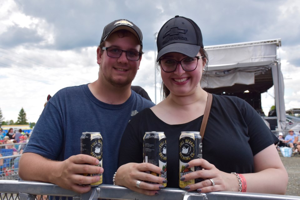 Full Beard and Compass Brewing are both being served up for festival-goers. If you take a selfie with your can of Full Beard at Stars and Thunder, be sure to go to their Facebook page for a chance to win a keg fridge or gift cards. Maija Hoggett/TimminsToday