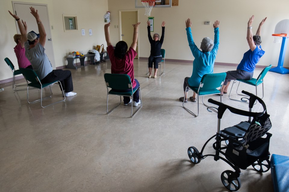 The Seizure & Brain Injury Centre offers its clients a light form of yoga for its clients. the centre was recently selected to be the Community Brain Injury Association of the Year by the Ontario Brain Injury Association. Jeff Klassen/TimminsToday