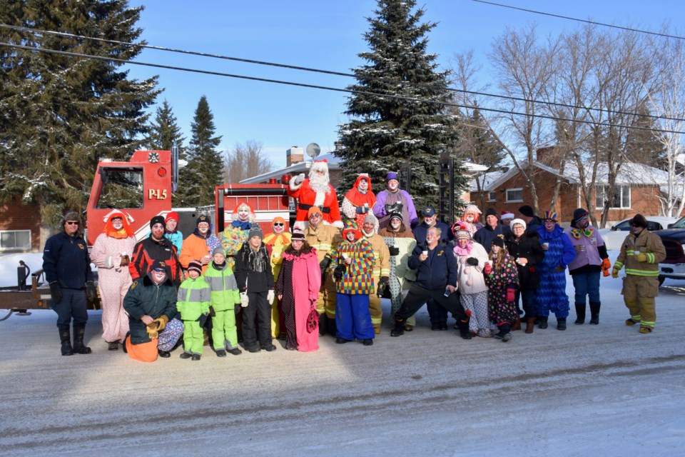 The Whitney Volunteer Fire Department's annual Candy Run is winding its way through the streets of Porcupine. Maija Hoggett/TimminsToday