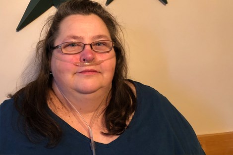 Connie Leroy now has restrictive lung disease as a result of contracting Blastomycosis in 2000. “The more I move, the more my oxygen goes down. This is the third time I’m on oxygen. The first two times was for three months each time. This time it’s been a year and a half."