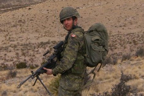 Pictured is Thomas Daniel Chalmers during his tour in Afghanistan in 2010. Pulled from Facebook with permission.