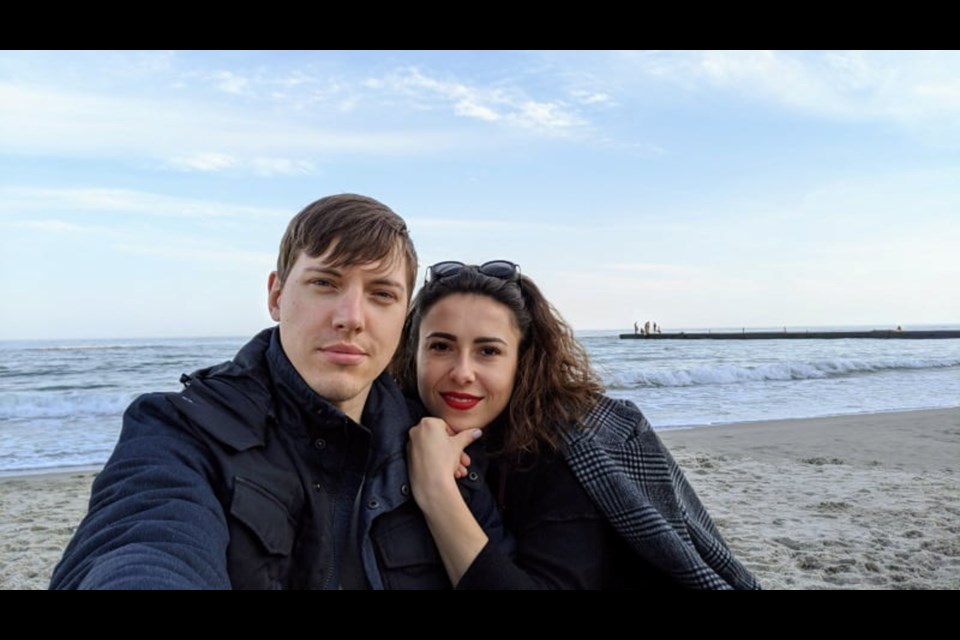 Oksana Semerneva and her husband Pavlo moved to Timmins from Ukraine.
