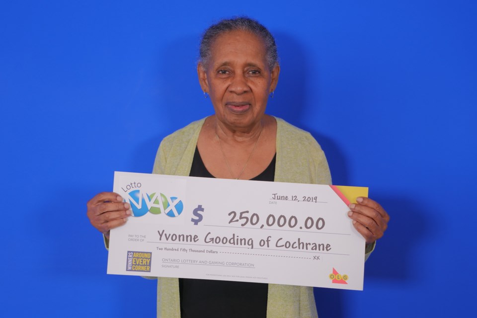 Lotto Max (Maxmillions_Dec 21, 2019_$250,000.00_Yvonne Gooding of Cochrane