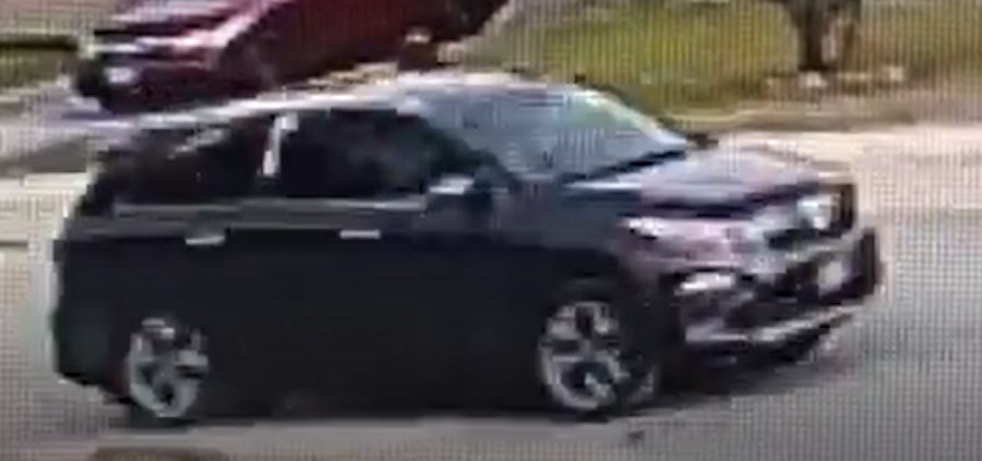 Police say that occupants of this vehicle yelled sexual comments at a group of youths in the area of in the area of Park Avenue in Mountjoy Township on April 27, 2021