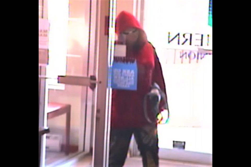 Timmins Police are searching for a suspect in a robbery that happened on Nov. 12.