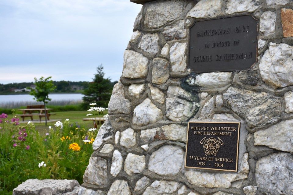 Bannerman Park is located on the northeast shore of Porcupine Lake and features a pavilion, benches and flower garden. Maija Hoggett/TimminsToday