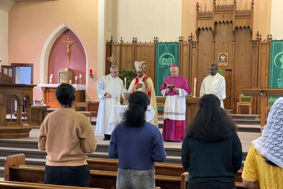 Mass was held in Malayalam at St. Anthony of Padua on Nov. 6