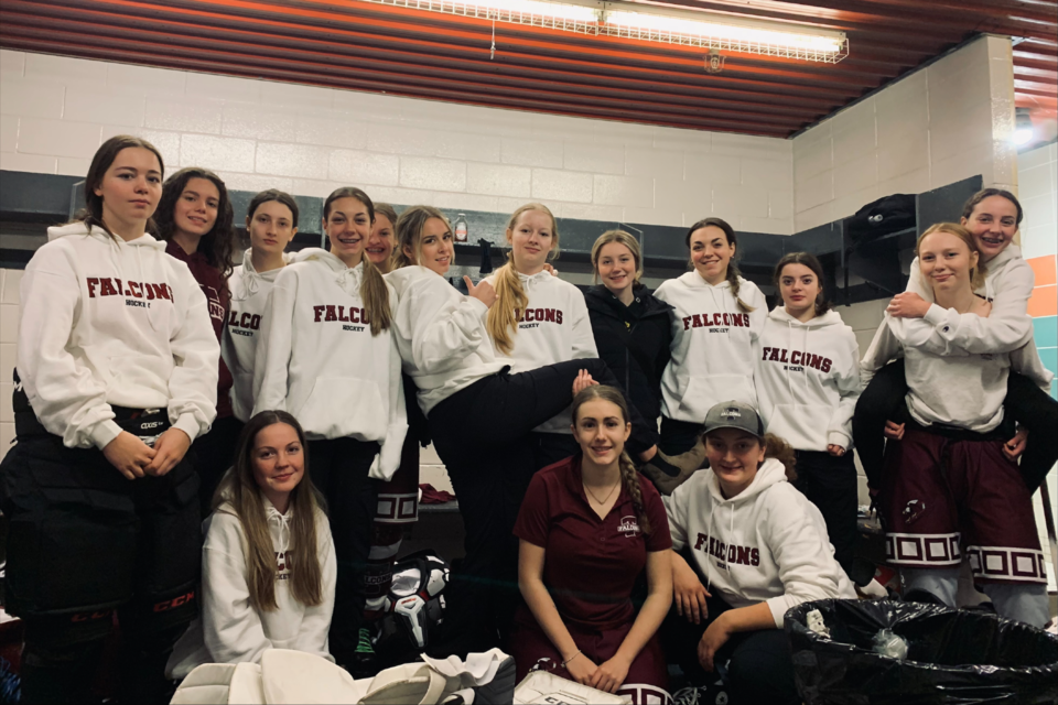 The Timmins Falcons and Ravens teams were on local ice Nov. 11-12 to host U11-18 hockey teams from across the north.