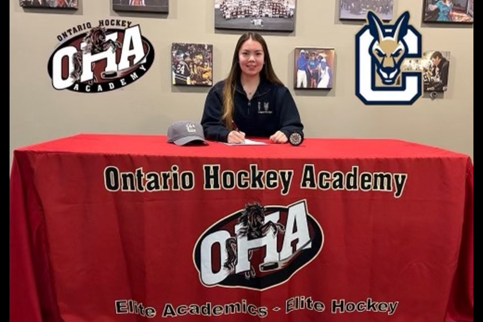 Kylah Small from Moose Factory has committed to the State University of New York in Canton for her post-secondary hockey career.