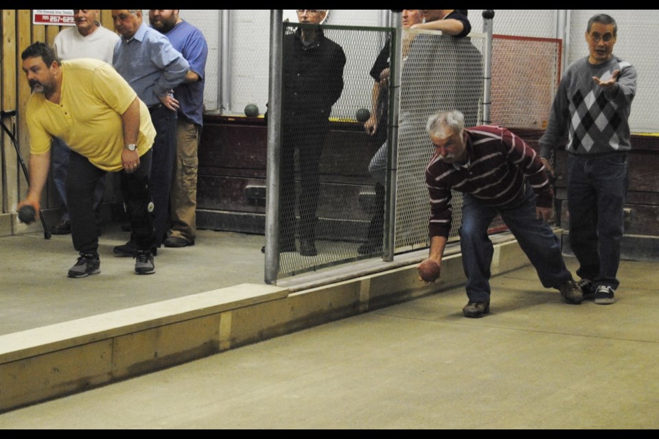 The Dante Club Bocce League concluded its 40th season. Playoffs begin March 23 and championship game will be April 6, 2016. Photo by Frank Giorno, Timminstoday.com