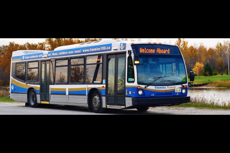 Timmins Transits receives $1.42 million in funding from Canadian and Ontario government for improvements to fleet, maintenance and other projects to improve public transit in Timmins. Photo courtesy of Timmins Transit.