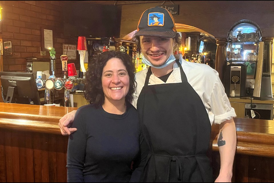 Moneta Pub  & Grub staffers Jana Pandolfi and Dillon Harvey are two of the dedicated core at the popular local restaurant and hot spot.