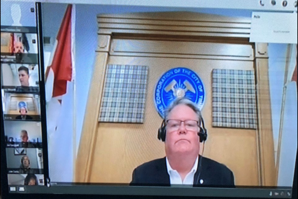 Timmins council considered relief measures for taxpayers impacted by the pandemic at its Aug. 11 meeting. Meetings continue to be held via the Internet. Wayne Snider photo for TimminsToday