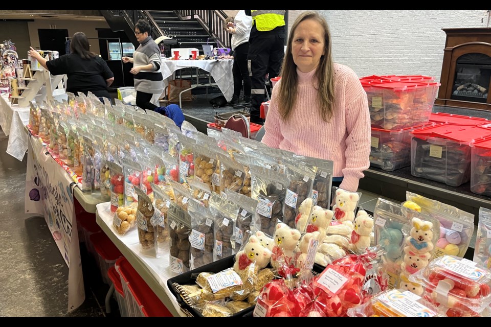 Linda Douglas, owner of Sweet Magic Freeze Dried Candy, has been selling the trendy sweet treats at special events. She plans to attend the Mountjoy Farmers' Market every Saturday this summer.