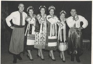 This photo of Ukrainian dancers is from the 1960s Ukrainian immigrants brought their culture to the Porcupine Camp.
