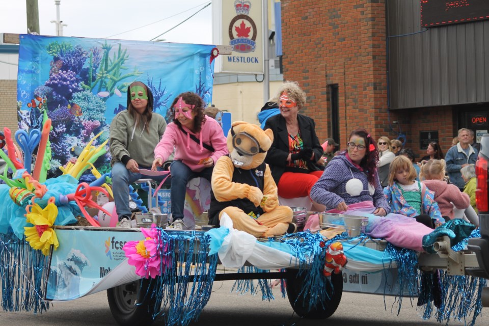 The 109th annual Westlock and District Agriculture fair kicked off on Aug. 15 with dozens of decked out floats hitting the streets. 