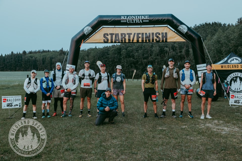 On June 7 endurance athletes gathered at the Fort Assiniboine Sandhills Wildland Provincial Park for the Klondike Ultra 100 kilometer marathon trail running event featuring a challenging mix of sand dunes, ancient wagon trails, and boreal forests. Photo supplied.
