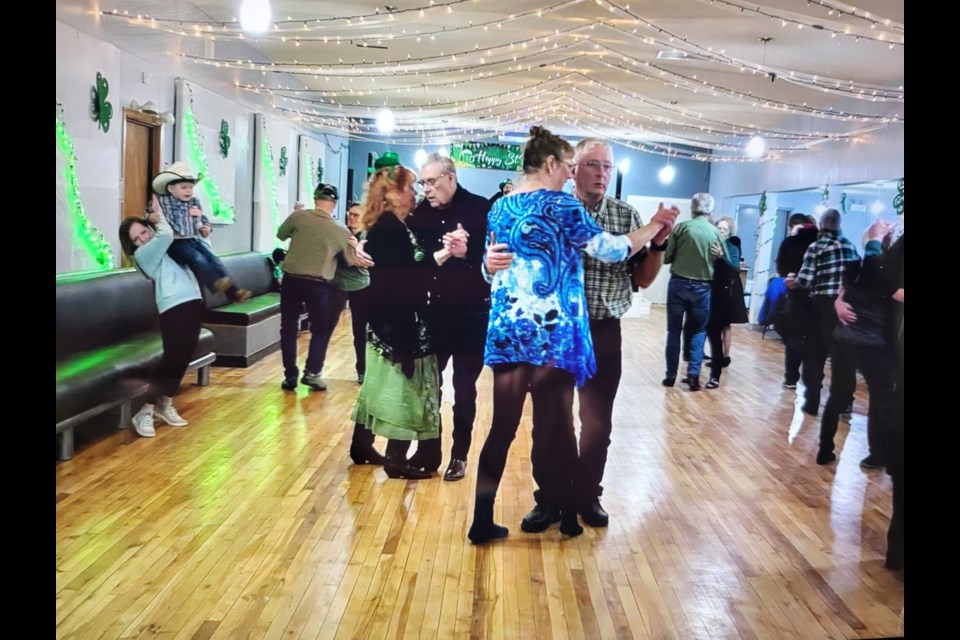 Ryan Snow Music kept the dancers on the floor at the Half Moon Lake Hall on March 15. Photo supplied.