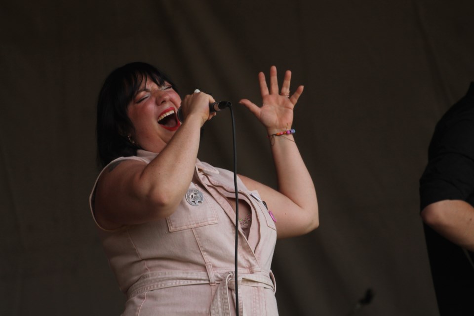 Bella Cat and her band made the 11 hour drive from Nelson B.C., and they made the most of the opportunity. With a powerful voice, intricate lyrics, and a mesmerizing stage presence, Bella and her band left Athabasca with more fans then they started with.