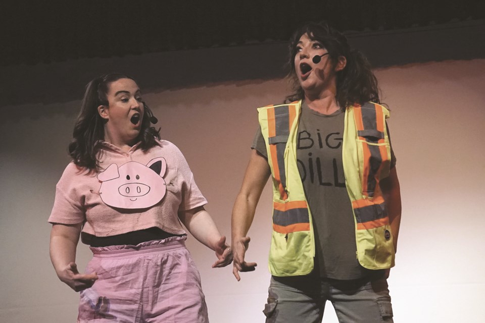 Alyson Dicey and Caley Suliak of Edmonton-based sketch comedy group Girl Brain discuss the limitless potential of creating Halloween costumes from everyday Alberta fashion-wear. Missing is Ellie Heath.