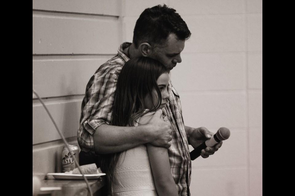 Darren Michalczuk and his daughter, Mackenzie Michalczuk, at a Daddy Daughter Ball. She is the reason Darren started the ball.  Photo supplied.