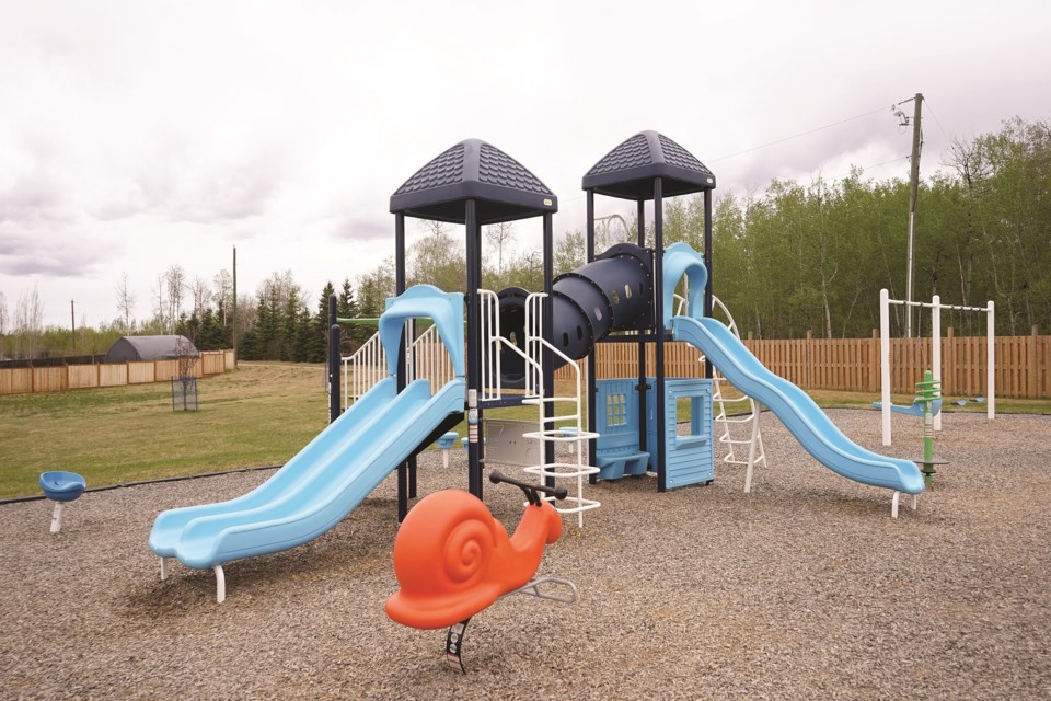         The new $80,000 playset to be installed in June will resemble the set up in Wood Heights, pictured here.                                                    