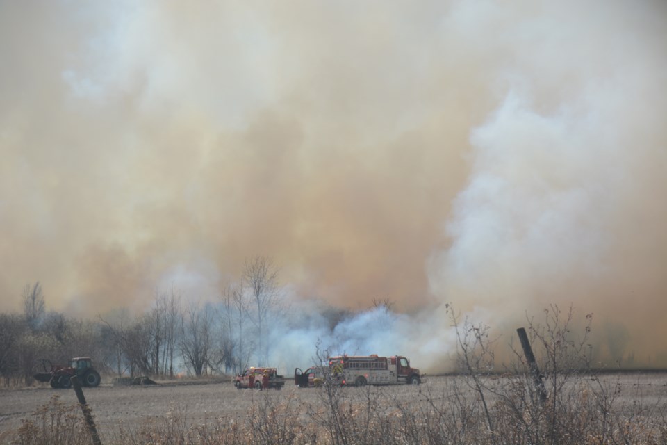 As of 5:30 p.m., April 30, RCMP say that residents evacuated due to the Highridge-area wildfire can return home.