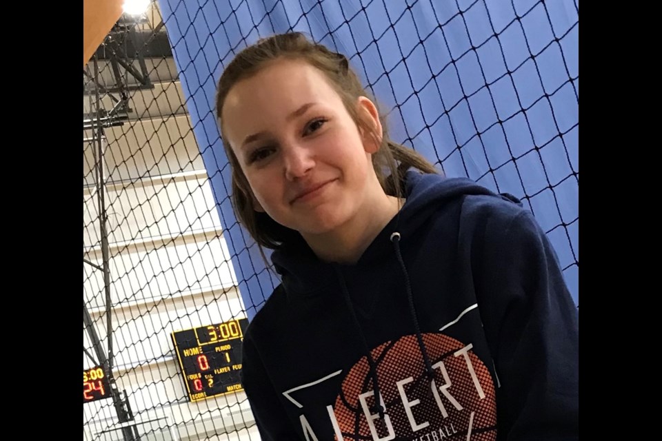 Anna Ewasiw is off to Okotoks for the Alberta Summer Games July 20-23 as a member of the U14 girls Zone 5 basketball team.
