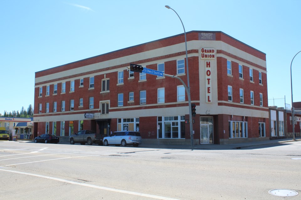 Originally built in 1903 and rebuilt after a fire in 1913, the Grand Union Hotel in Athabasca has become the centre of debate in the community recently. Manager Wayne Nelson allows homeless people to stay during bad weather and at least one town resident feels it needs to be condemned.
Heather Stocking