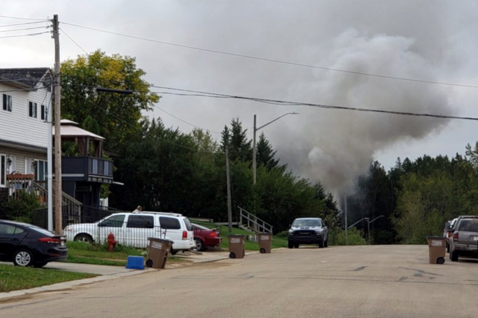 A second abandoned house in as many days is on fire. Athabasca fire crews responded around 8:30 a.m. on the East Hill along 45th Street.