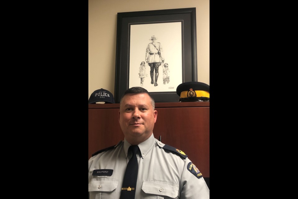 New Boyle RCMP Detachment commander, Sgt. Dennis Properzi never strayed far from home, having grown up in Westlock and Barrhead, and serving in Westlock and Athabasca before taking over in Boyle in December.