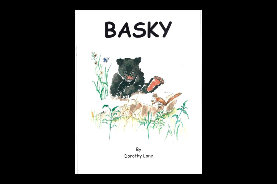 The cover of the children’s book, Basky, written by Dorothy Lane and illustrated by Maureen Harvey.
