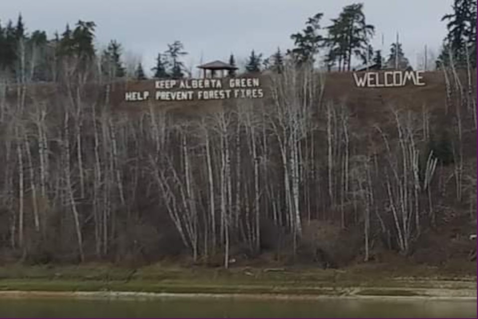 Behind the signs on the north side of the river lies the Centennial Park that the Lions Club Athabasca have taken care of since 2005. Every year they have to clean up multiple instances of vandalism costing time and money for the club and local businesses.
File