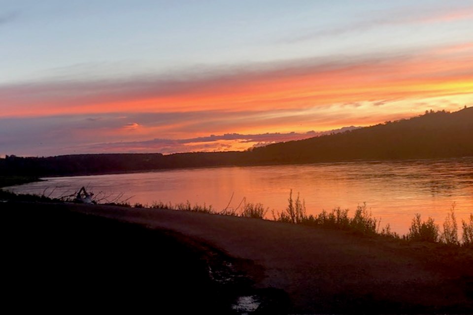Athabasca sunset PI