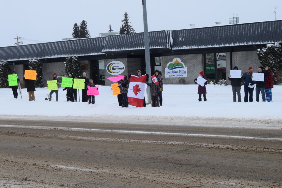 Barrhead Feb. 4 Protest (VM)